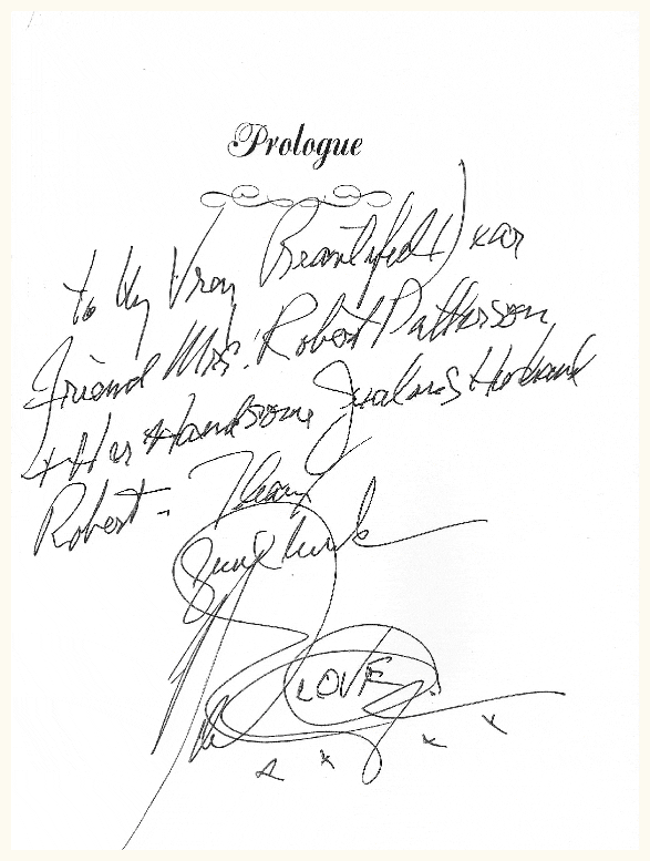 Thank you note from The Duke